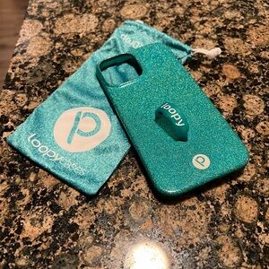 Loopy Original iPhone 13 Pro Max in Sparkle Turquoise EUC